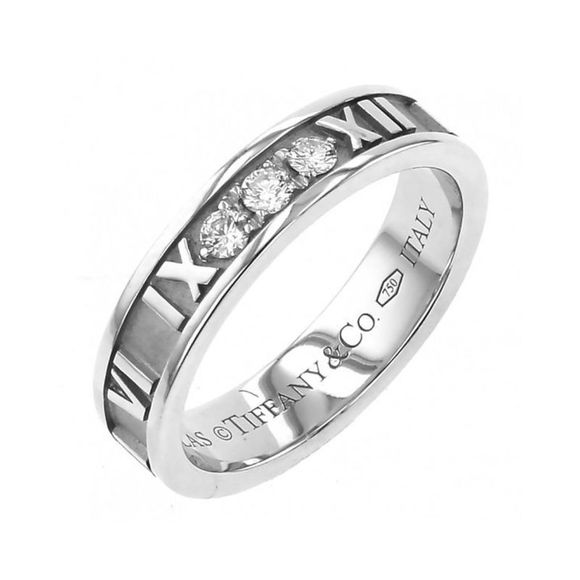 Tiffany & Co Pre Loved Atlas White Gold AB Condition Tiffany Co - Picture 2 of 5